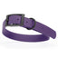 Biothane Waterproof Dog Collar - X-Large (22 to 25 inches) Violet Purple L 22"-25" x W 1" Dog Collar Dogline