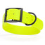 Biothane Waterproof Dog Collar - 1.5in Wide - Large (16 to 20 inches) Safety Yellow L 16"-20" x W 1.5" Dog Collar Dogline