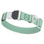 Dogline Biothane Waterproof Dog Collar with Herm Sprenger Stainless Steel Quick Release Buckle Sage Green Silver Buckle Dog Collar Dogline
