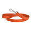 Comfort Microfiber Flat Dog Leash Orange Dog Leashes Dogline