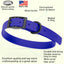 Biothane Waterproof Dog Collar - Medium (15 to 18 inches) Dog Collar Dogline
