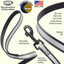 Reflective Biothane Dog Leash with Black Hardware Dog Leashes Dogline