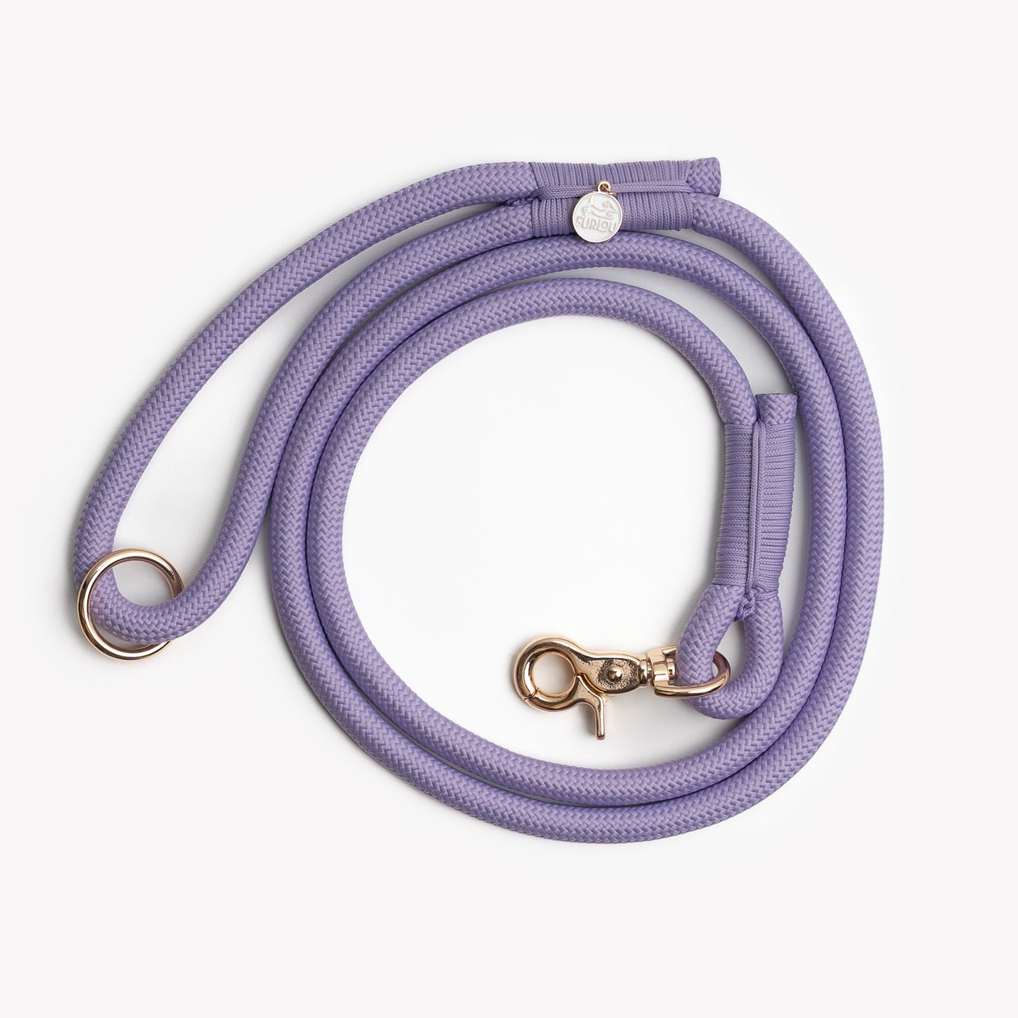 'Lavender' - Braided Rope Leash Regular Braided Leash FURLOU