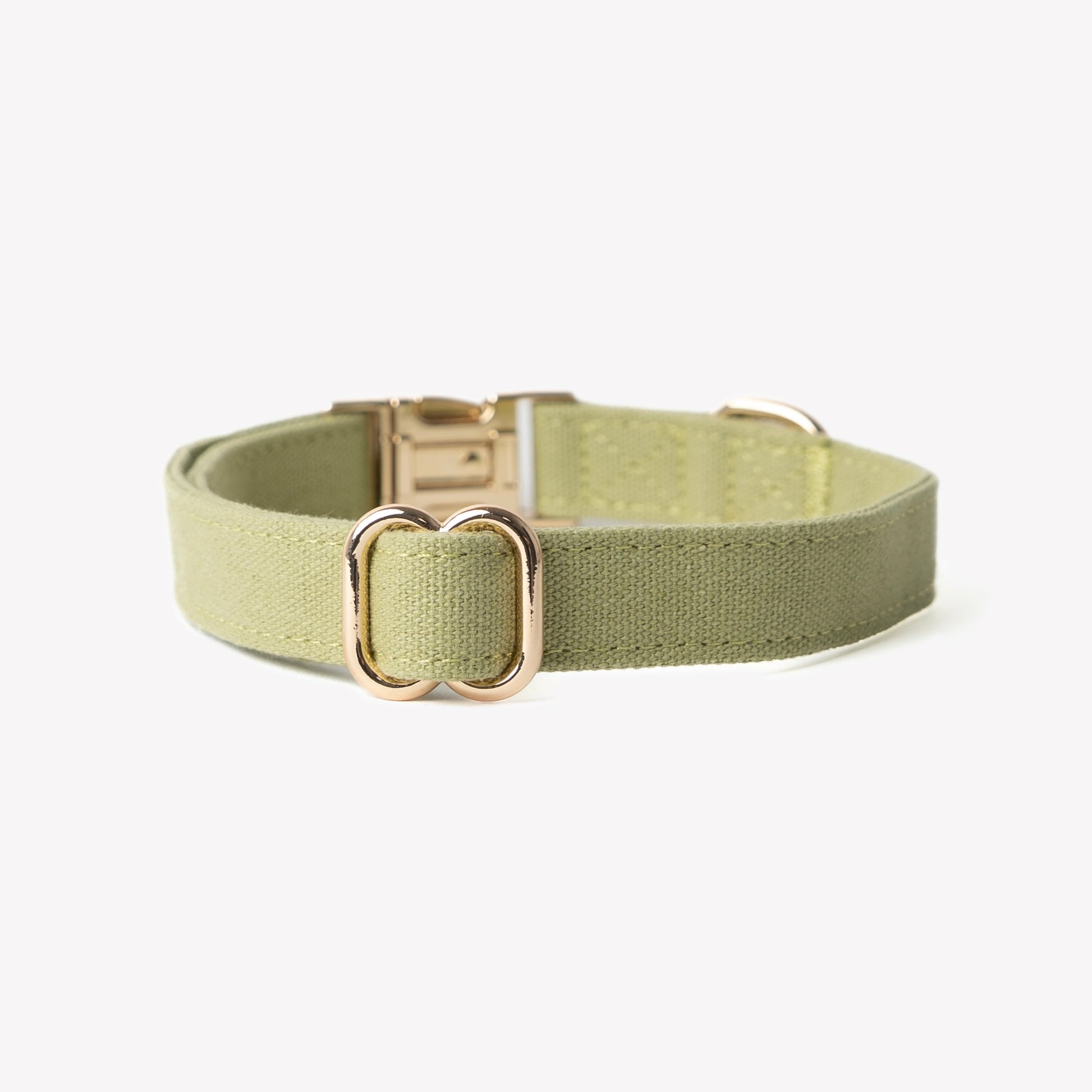 'Green' - Canvas Dog Collar Canvas Collar FURLOU