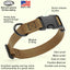 Dogline Biothane Waterproof Dog Collar with Quick Release Buckle Dog Collar Dogline