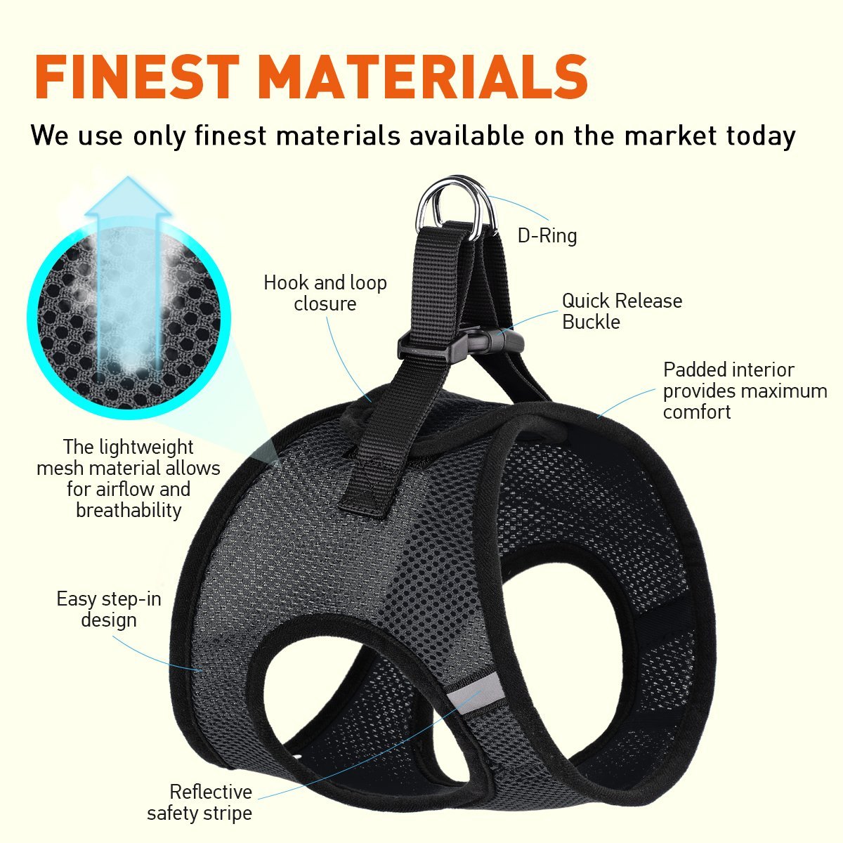 York Mesh Dog Harness Dog Harnesses Dogline