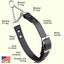 Biothane Adjustable Martingale Collar with Metal Buckle Martingale Dog Collar Dogline