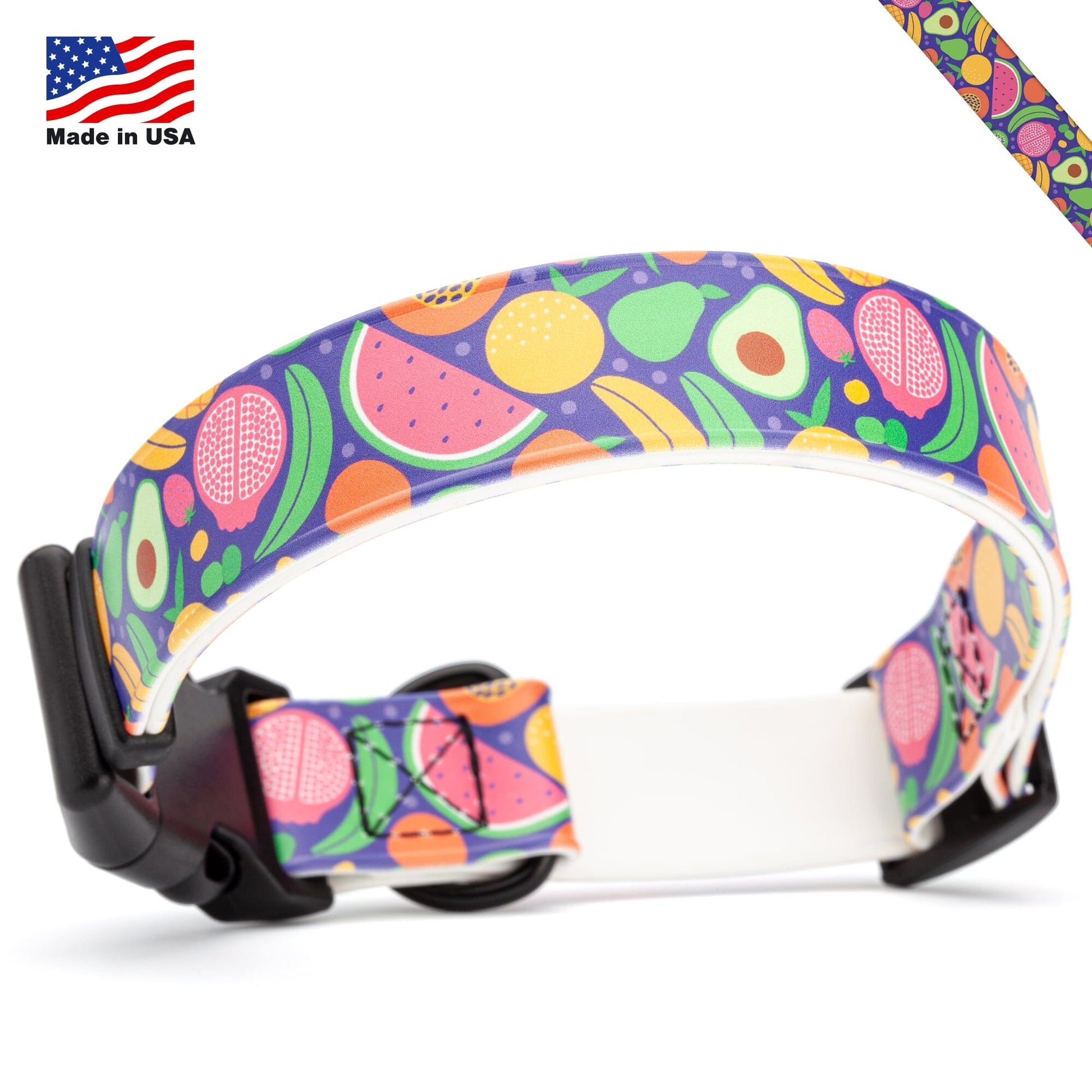 Dogline Biothane Full Color Design Printed Dog Collar with Quick Release Buckle Dog Collars Dogline