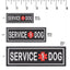 Dogline Service Dog 3D Rubber Patches Dog Patches Dogline
