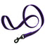 Rubber Infused Nylon Dog Leash Purple 6' 3 4" Dog Leashes Dogline
