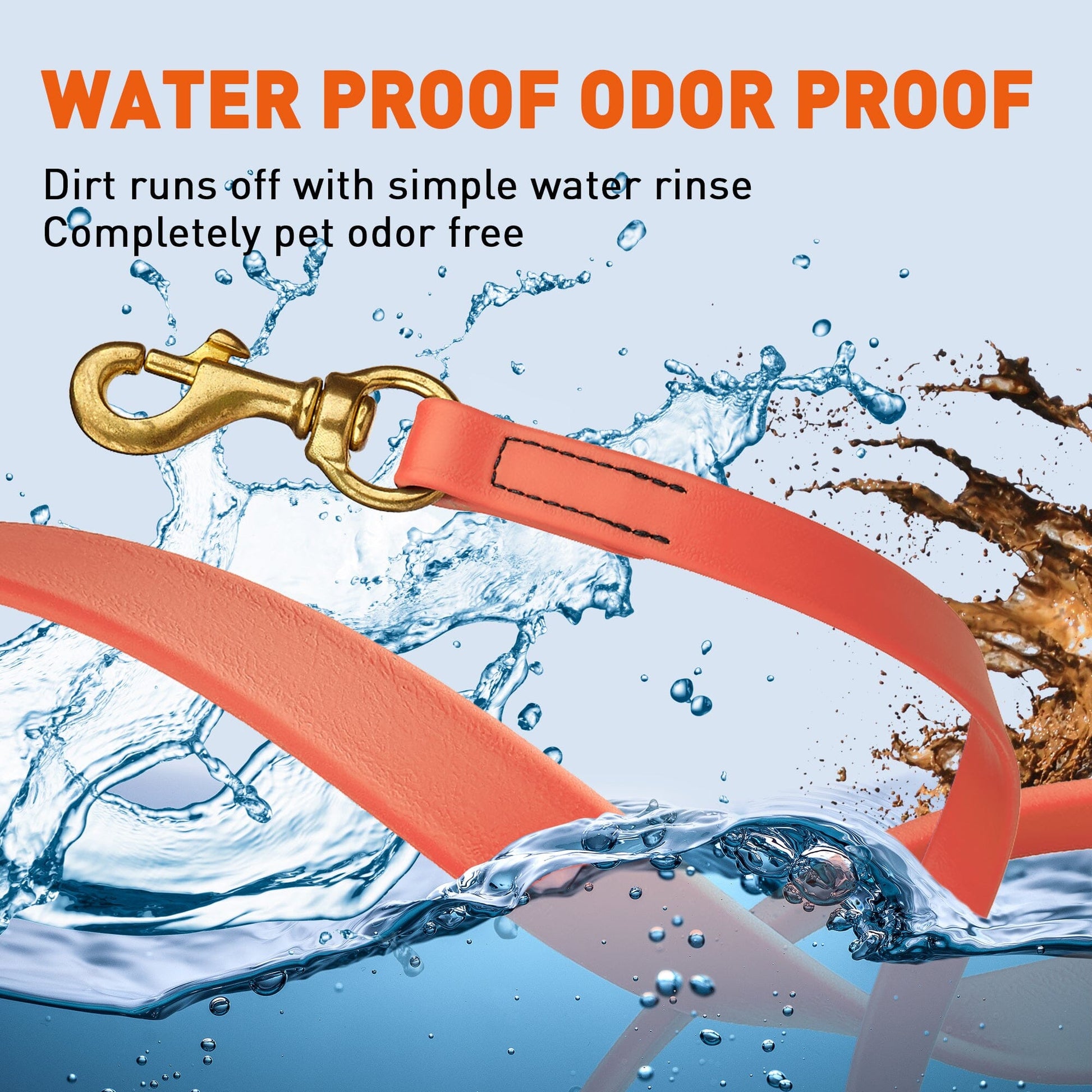 Viper Biothane Long Line 33 ft Lead with Brass Hardware Dog Leashes Dogline