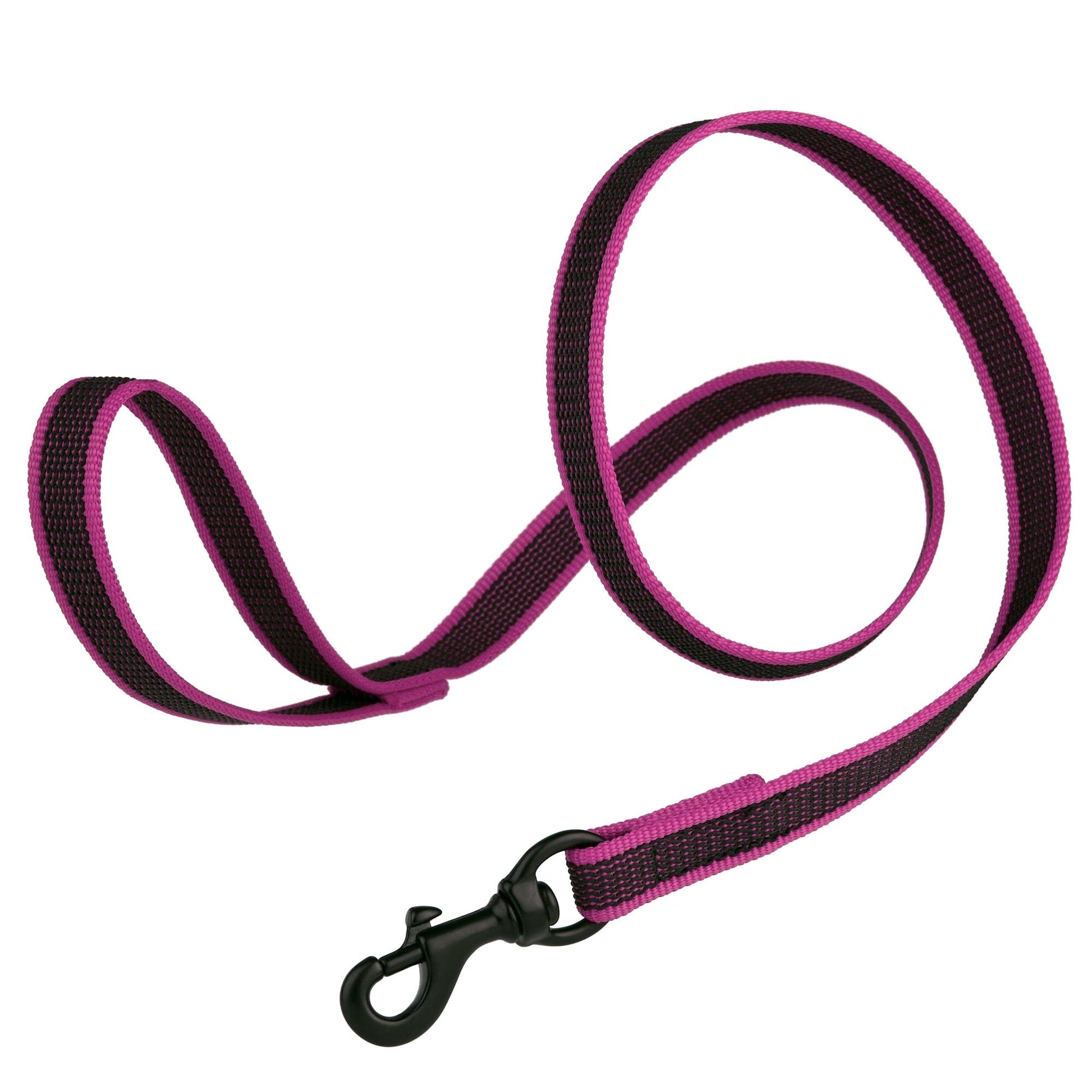Rubber Infused Nylon Dog Leash Pink 6' 3 4" Dog Leashes Dogline