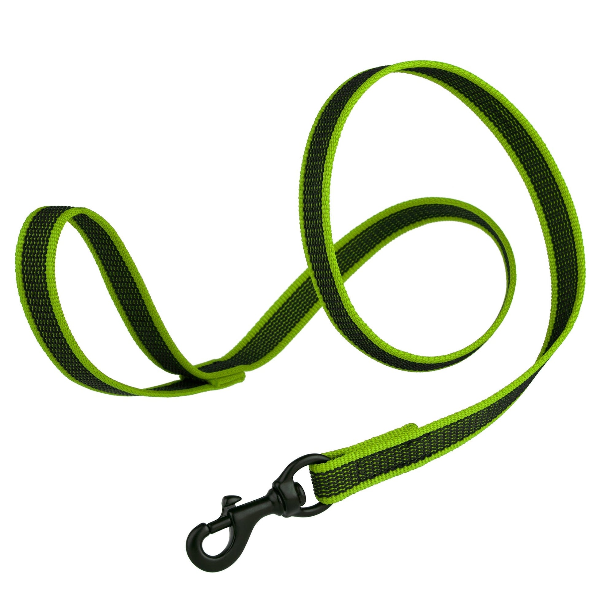 Rubber Infused Nylon Dog Leash Green 6' 3 4" Dog Leashes Dogline