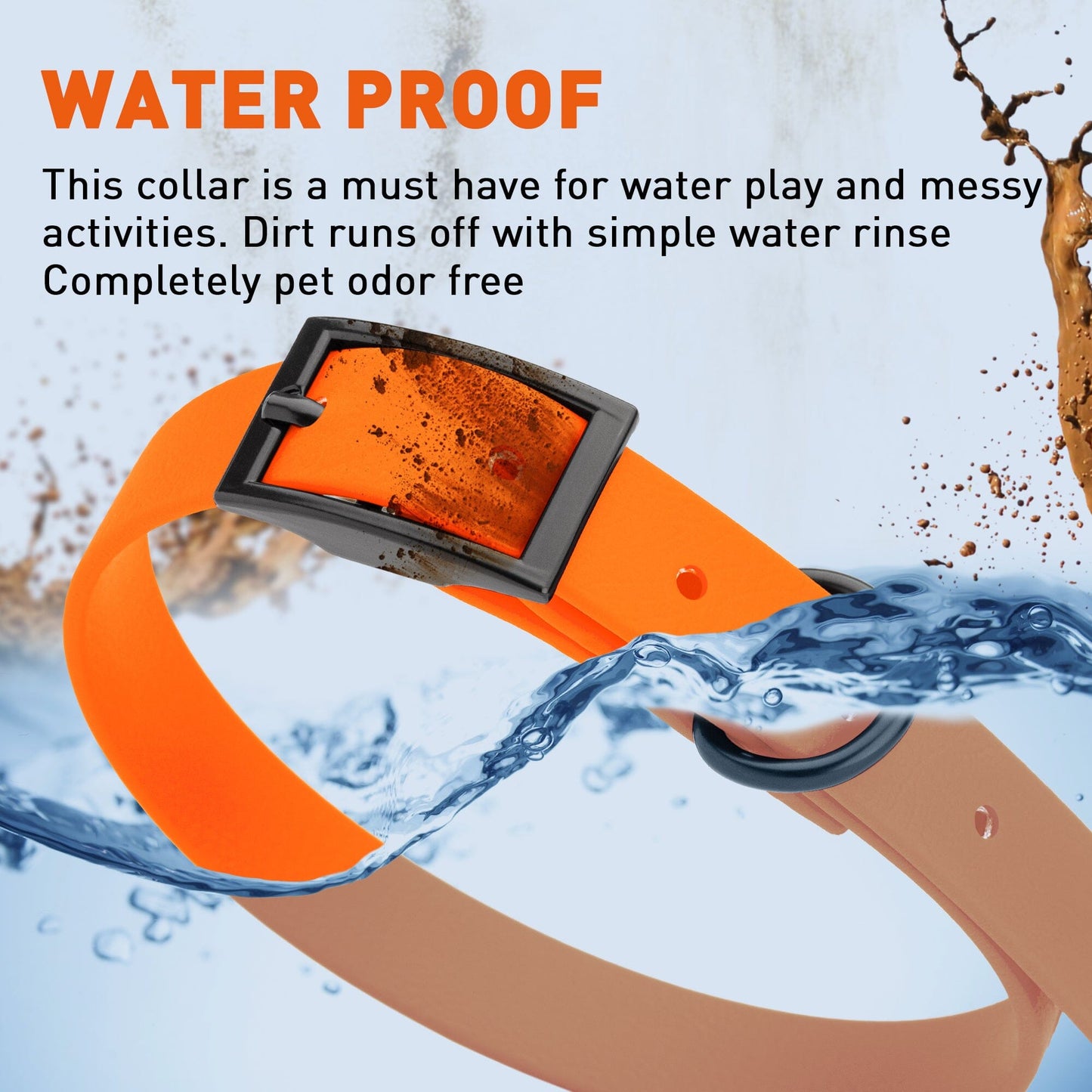 Biothane Waterproof Dog Collar - Small (12 to 15 inches) Dog Collar Dogline