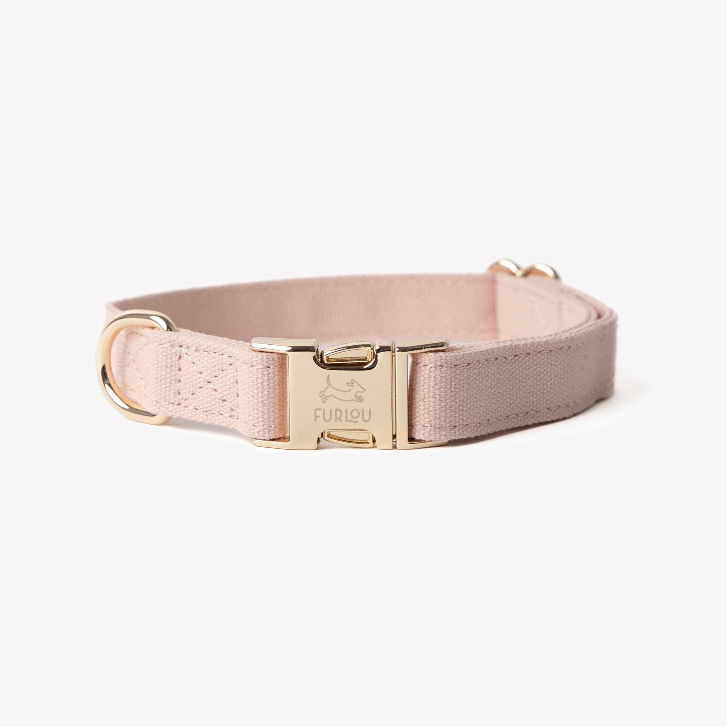'Powder Rose' - Canvas Dog Collar Canvas Collar FURLOU