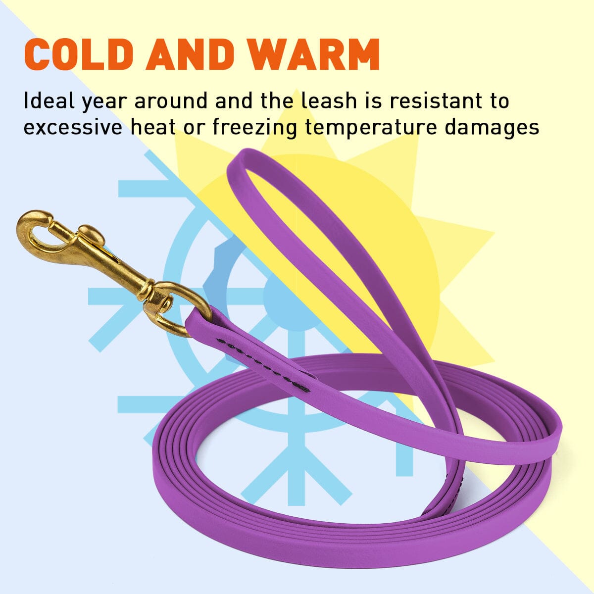 Viper Biothane Long Line 20 ft Lead with Brass Hardware Dog Leashes Dogline