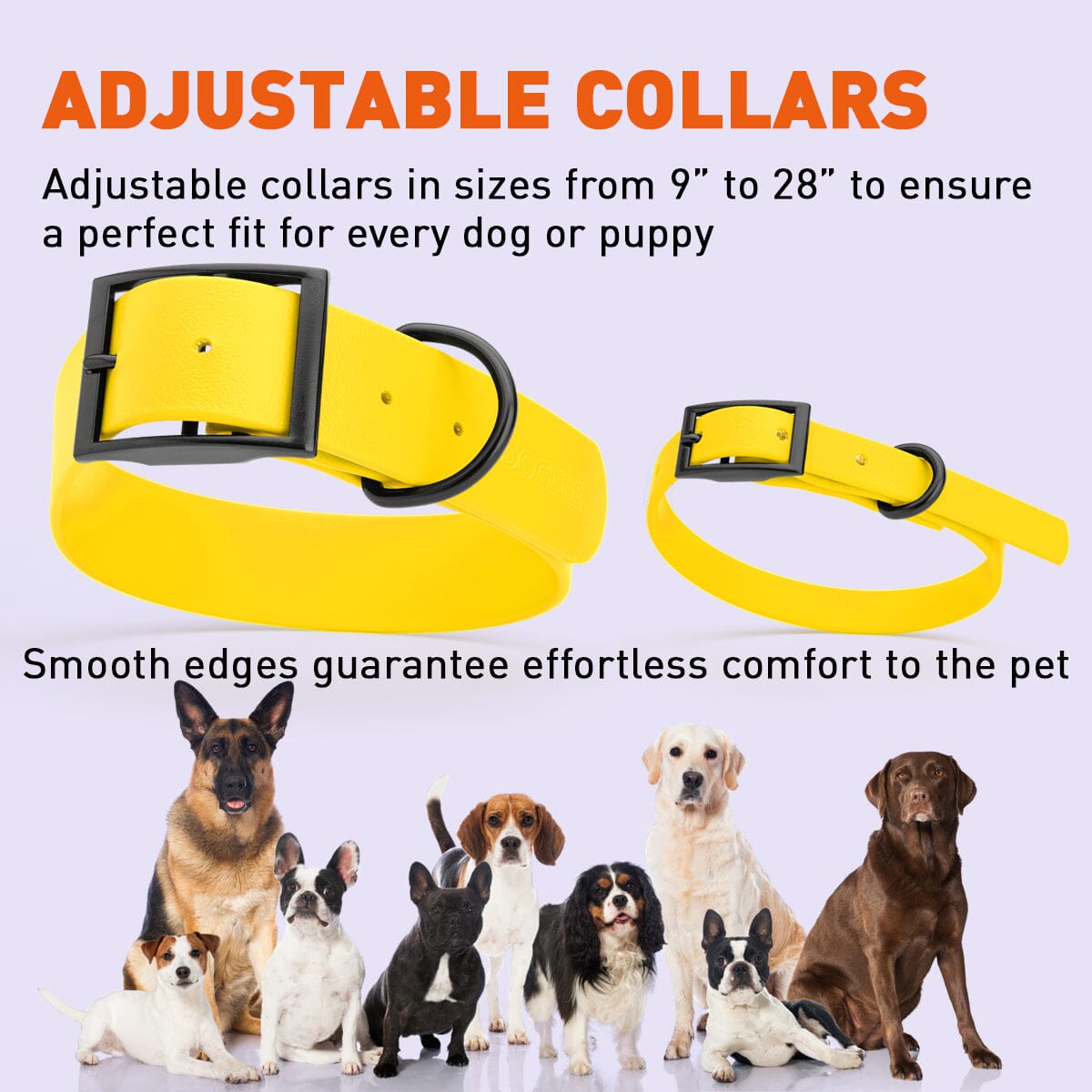 Biothane Waterproof Dog Collar - X-Large (22 to 25 inches) Dog Collar Dogline