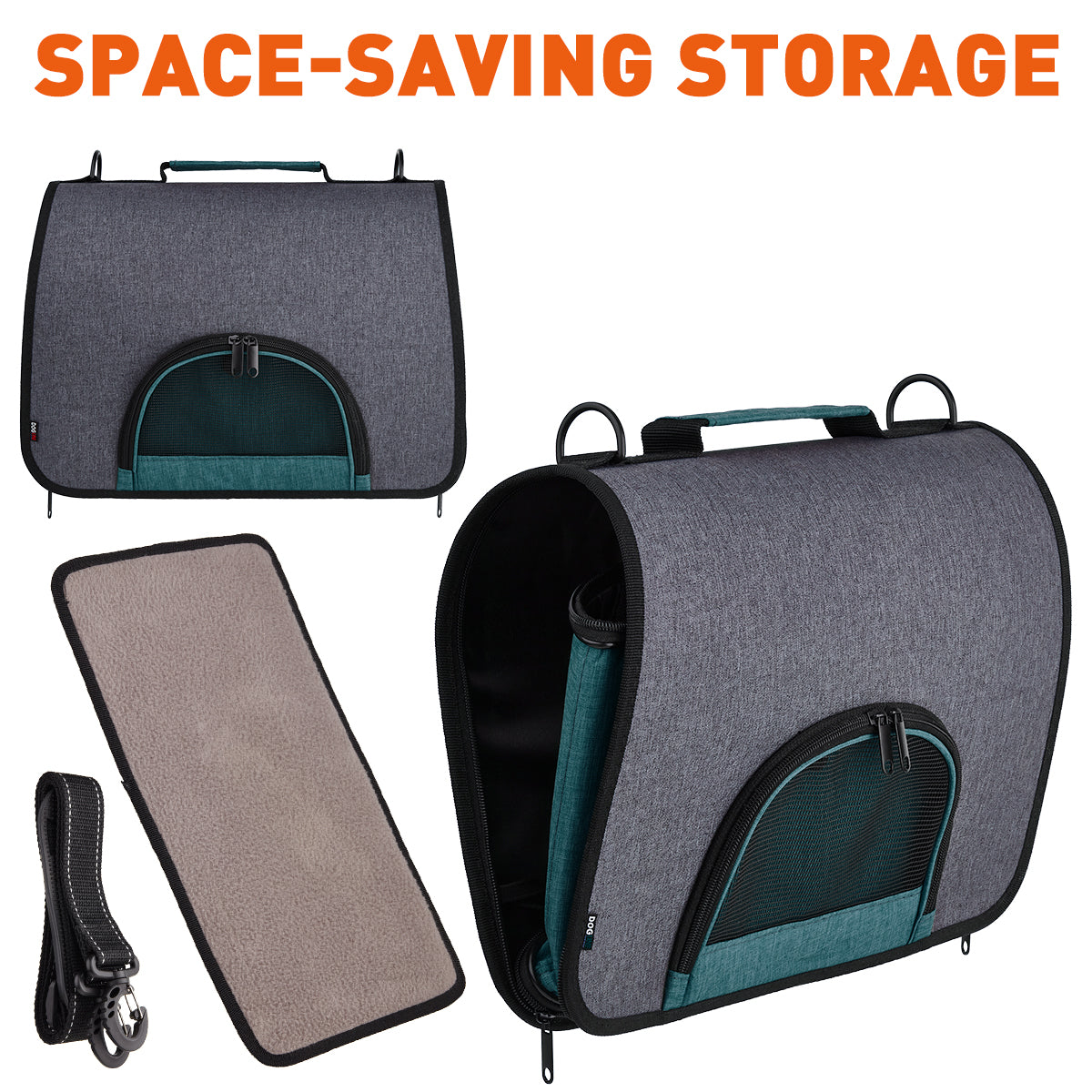 Dual Color Collapsible Pet Carrier Pet Carriers Dogline