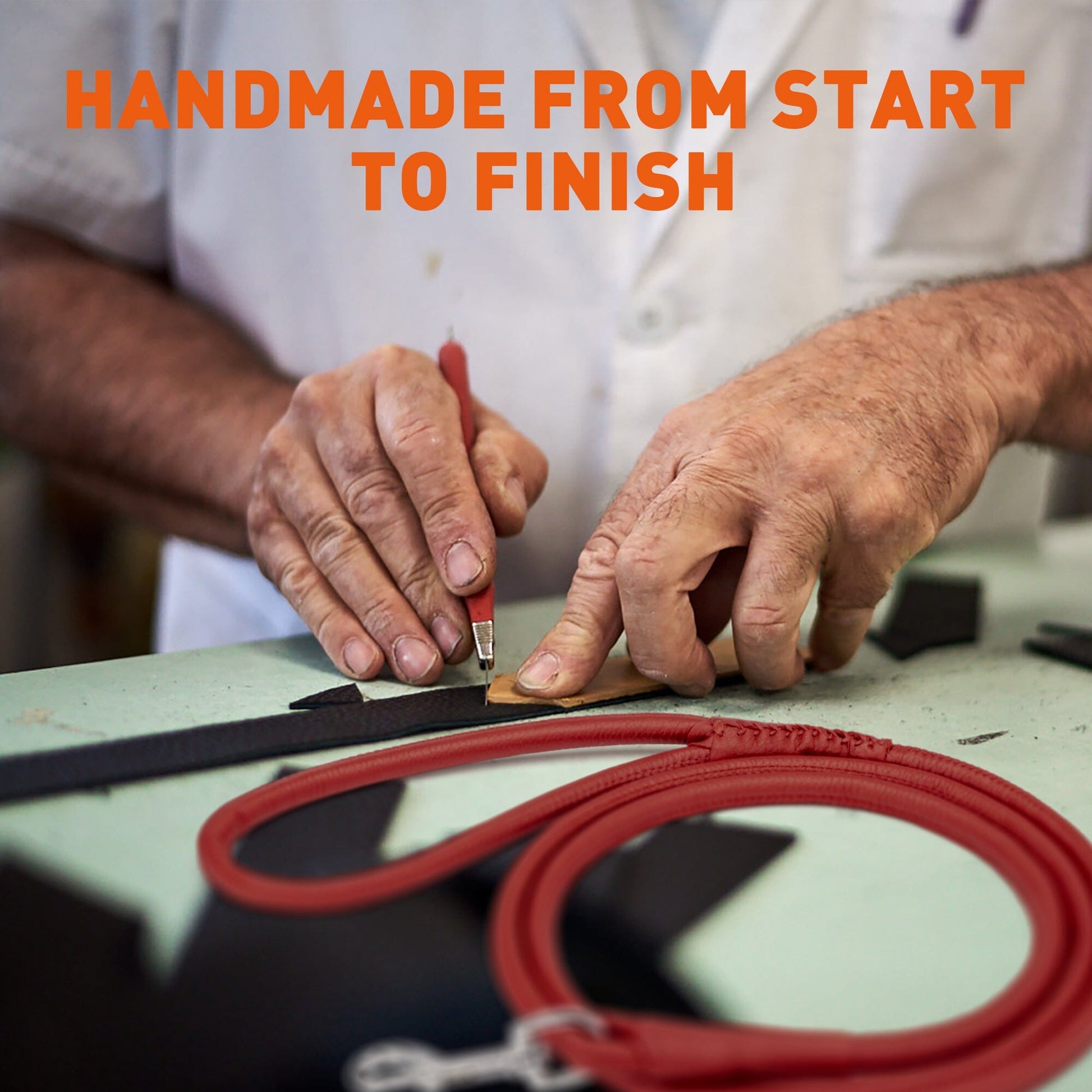 Soft Leather Round Dog Lead Dog Leashes Dogline