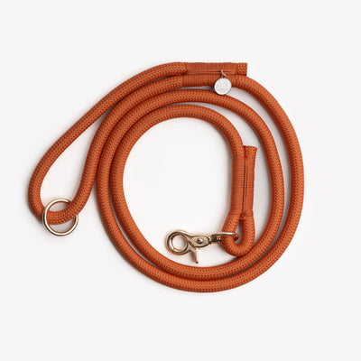 'Terracotta' - Braided Rope Leash Regular Braided Leash FURLOU