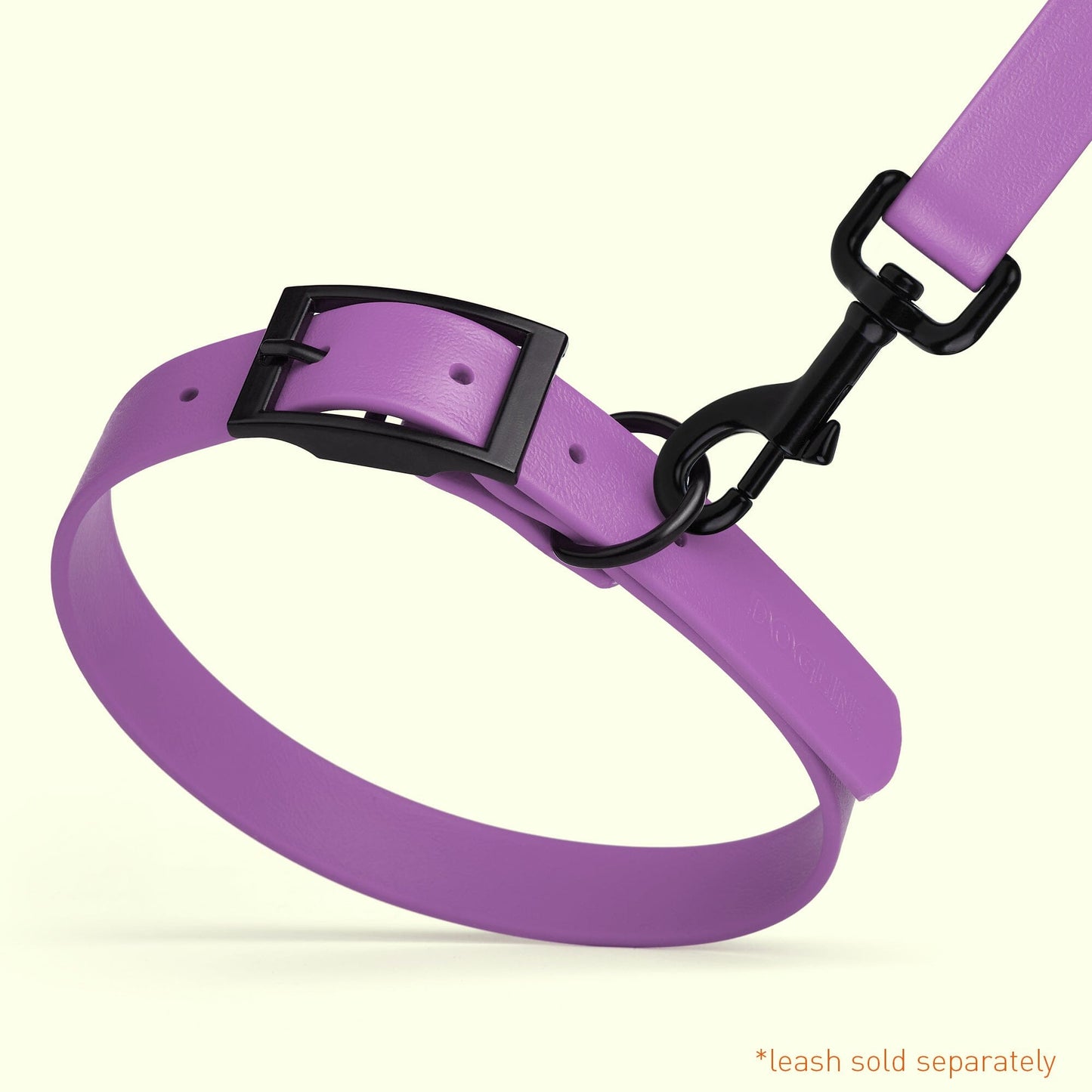 Biothane Waterproof Dog Collar - 1.5in Wide - X-Large (20 to 24 inches) Dog Collar Dogline