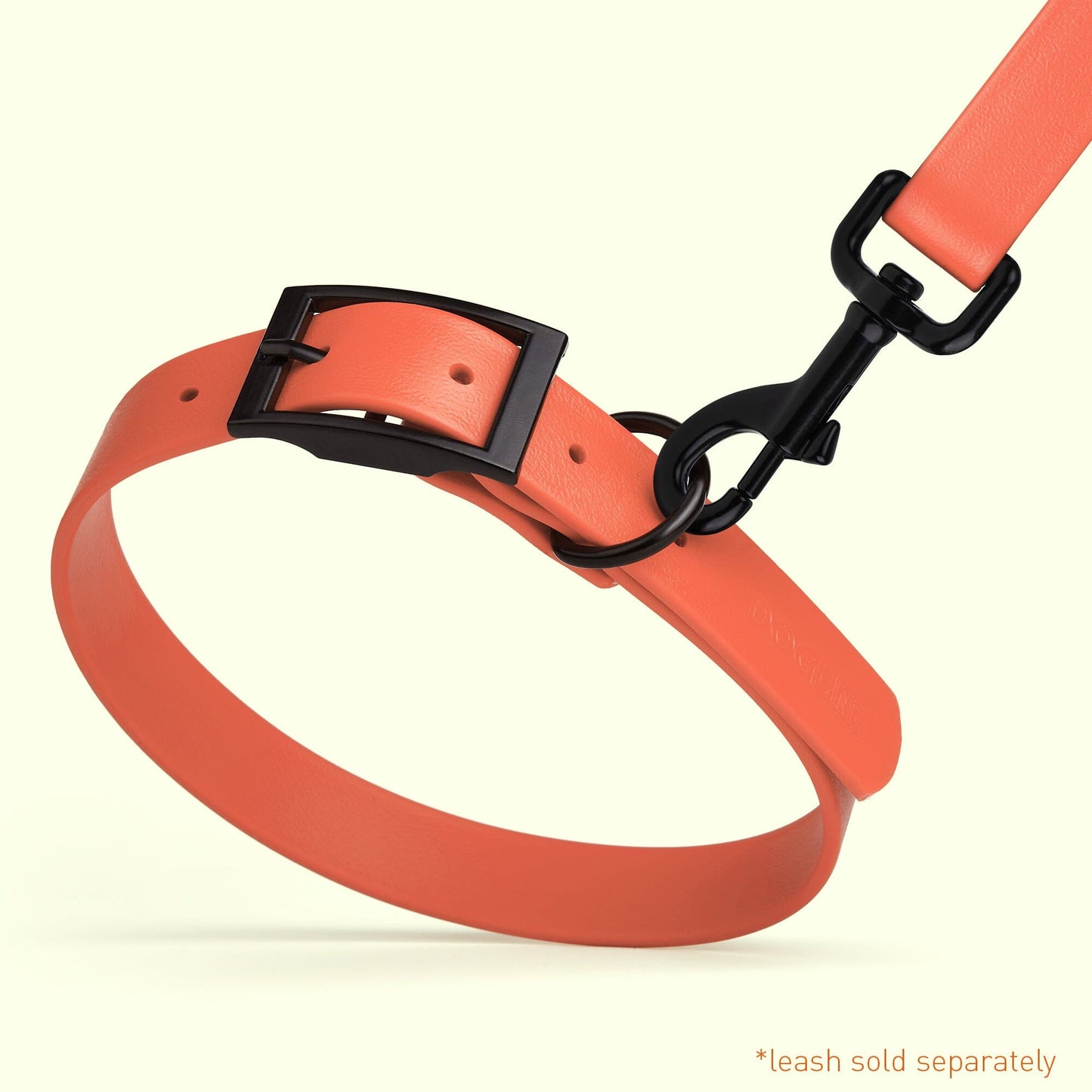 Biothane Waterproof Dog Collar - 1.5in Wide - Large (16 to 20 inches) Dog Collar Dogline