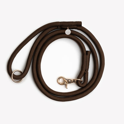 'Brown' - Braided Rope Leash Regular Braided Leash FURLOU