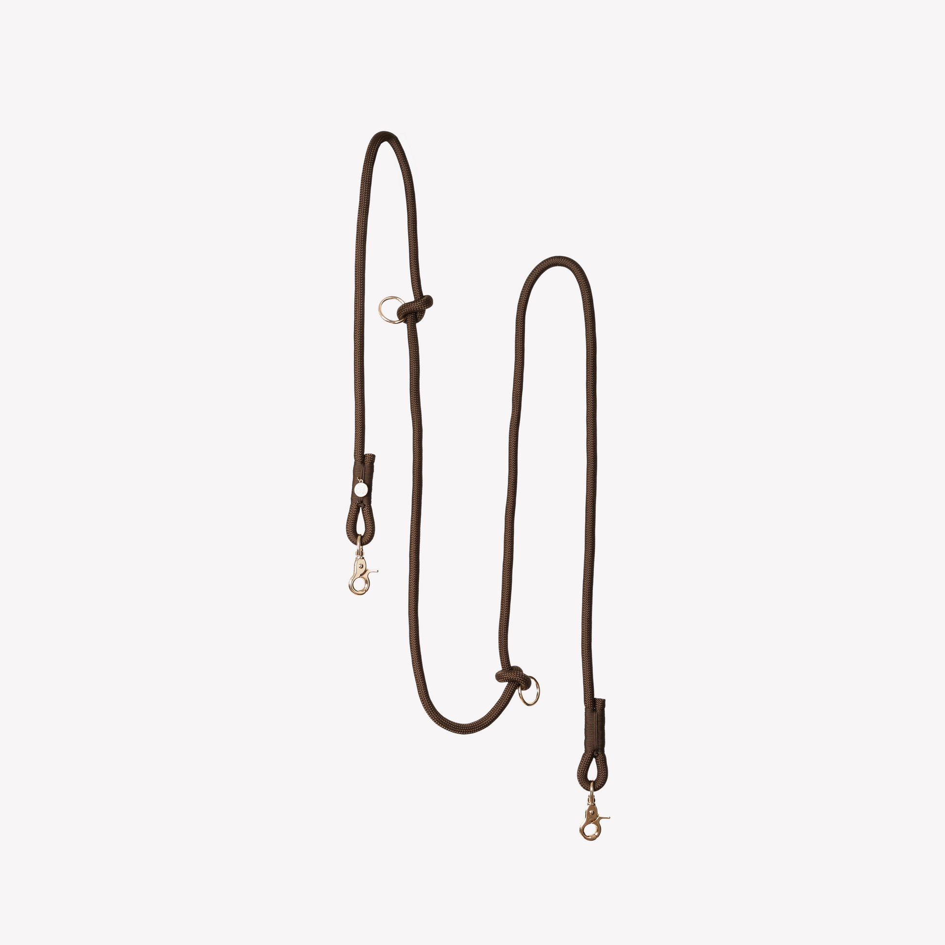 'Brown' - Hands Free Braided Leash Hands Free Braided Leash FURLOU