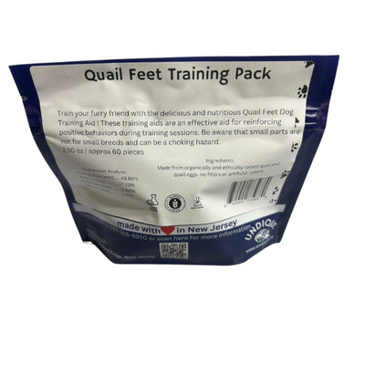 Quail Feet Training Pack Dog Treats Quailz.com by Undique LLC