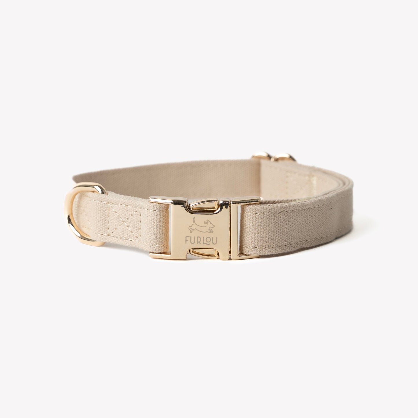 'Tan' - Canvas Dog Collar Canvas Collar FURLOU