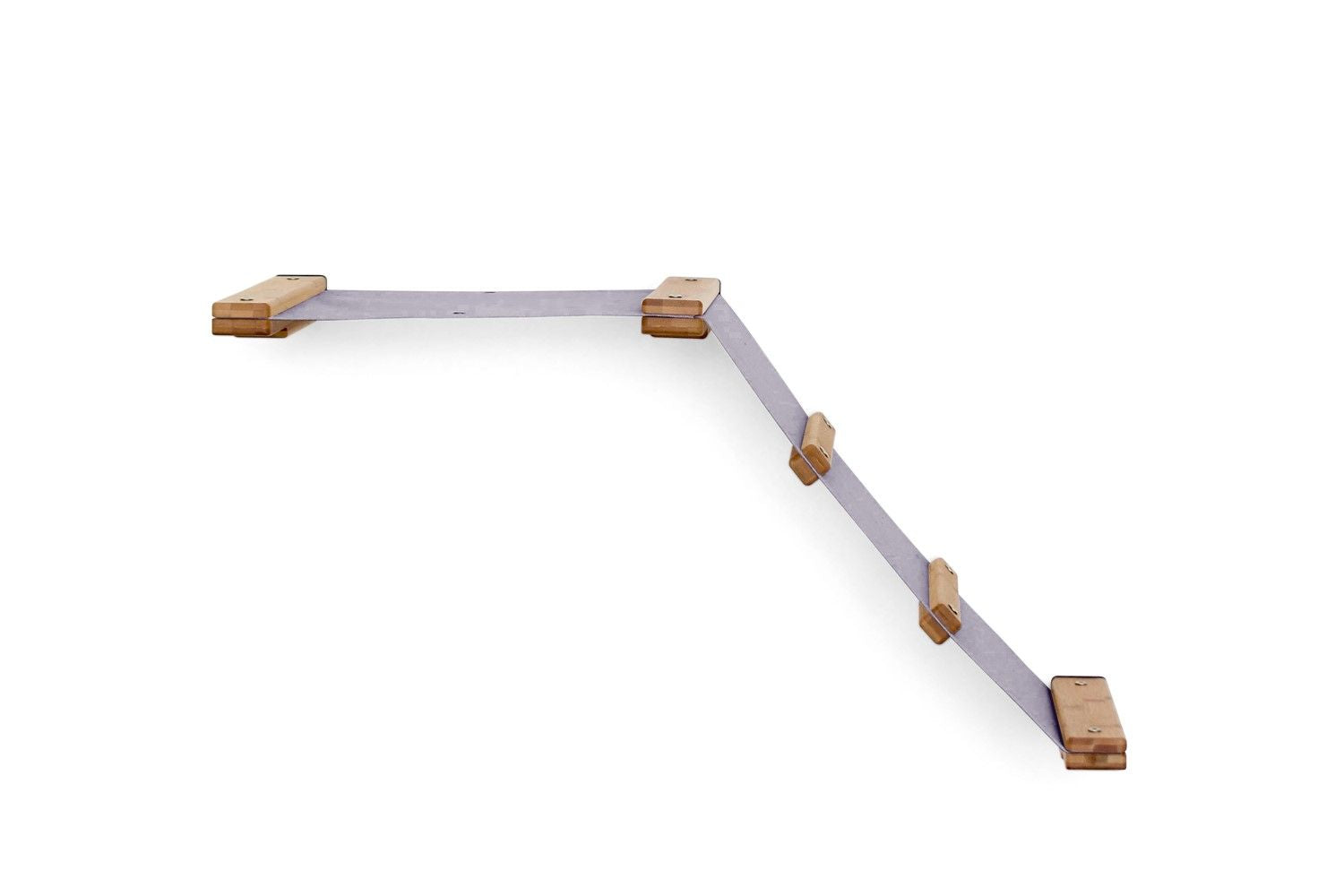 The Lift- Cat Hammock Bed Natural Bamboo Charcoal Gray Canvas Cat Hammock Catastrophic Creations