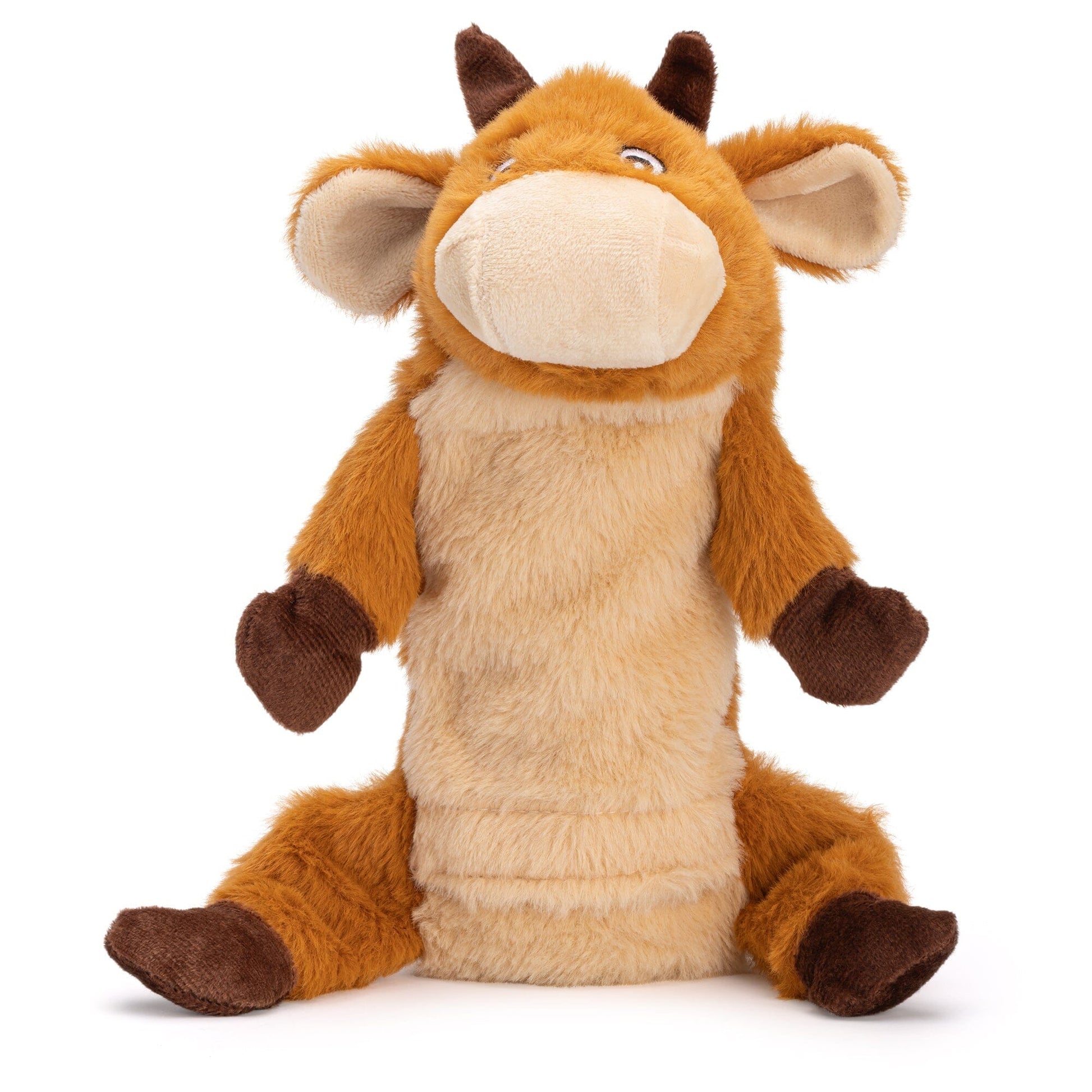 10" Crinkle Water Bottle Dog Toys 10" Cow with Water Bottle Dog Toys Dogline