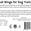 Undique Quail Wings for Dog Training, Small (10 Count) Pet Quailz.com by Undique LLC