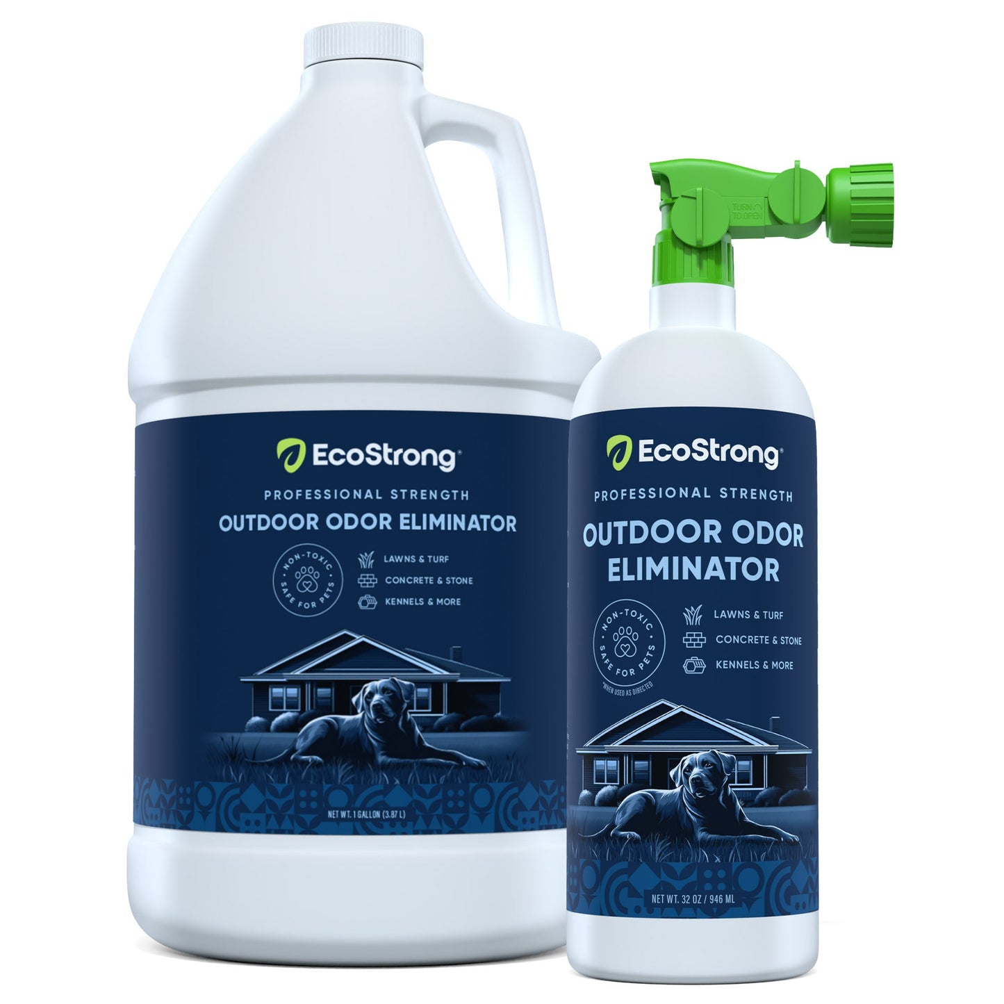 Outdoor Odor Eliminator 32 oz Sprayer Bottle and 1 Gallon Refill Pet & Animal > Outdoor Odor EcoStrong