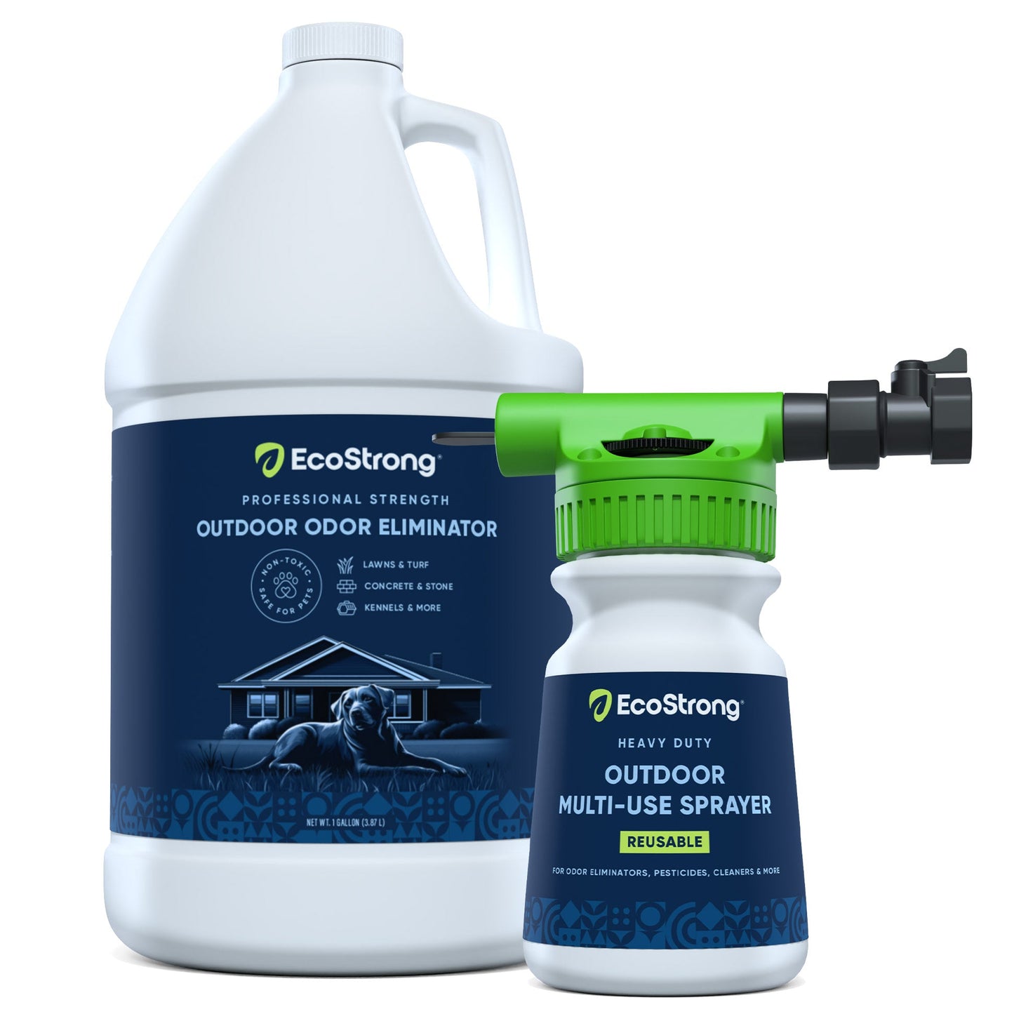 Outdoor Odor Eliminator 1 Gallon Jug and Multi Use Sprayer Pet & Animal > Outdoor Odor EcoStrong