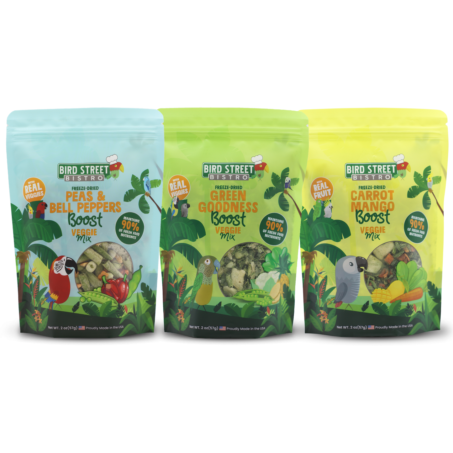 Freeze-Dried Tripack Bird Food Bird Street Bistro