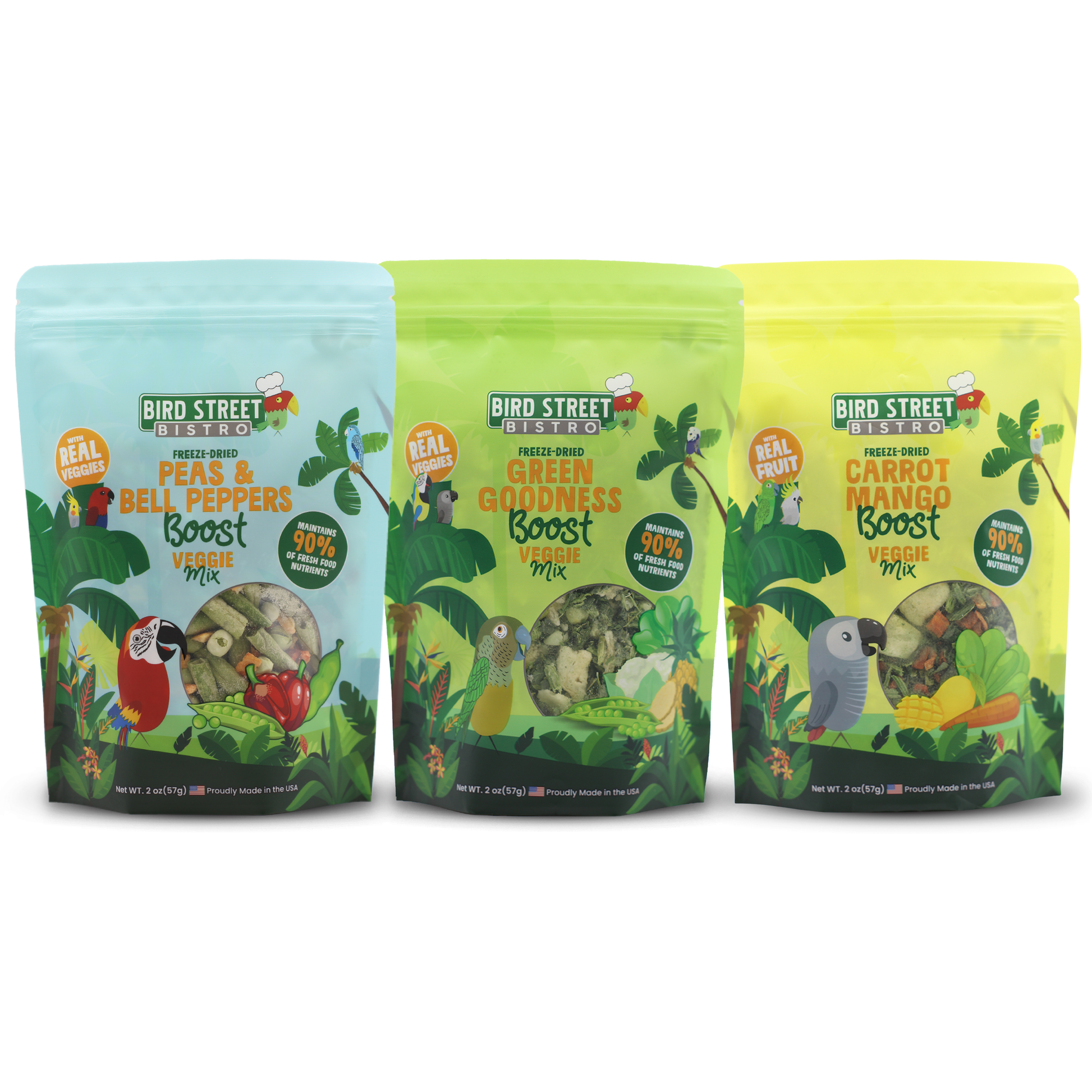 Freeze-Dried Tripack Bird Food Bird Street Bistro