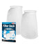 Aquatic Experts Aquatic Experts 4" Ring Aquarium Filter Sock 100 Micron for Saltwater & Reef Aquariums 8" 2 Pack Aquatic Experts