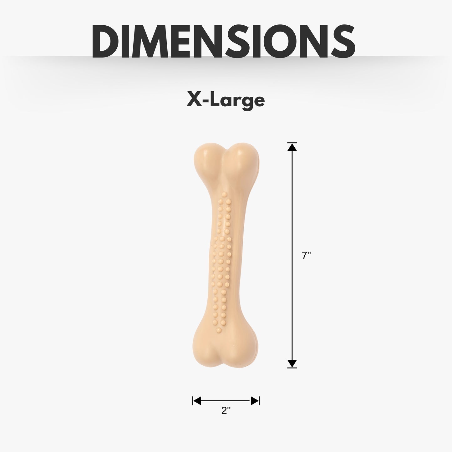 Country Living Nylon Chew Bone Toy for Dogs (Chicken-Flavored), Ideal for Heavy Chewers Chew Toys American Pet Supplies