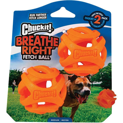 Chuck it! Breathe right ball medium 2pk FETCH K9 Outdoors