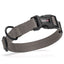 Nylon Flat Dog Collar Grey Dog Collars Dogline