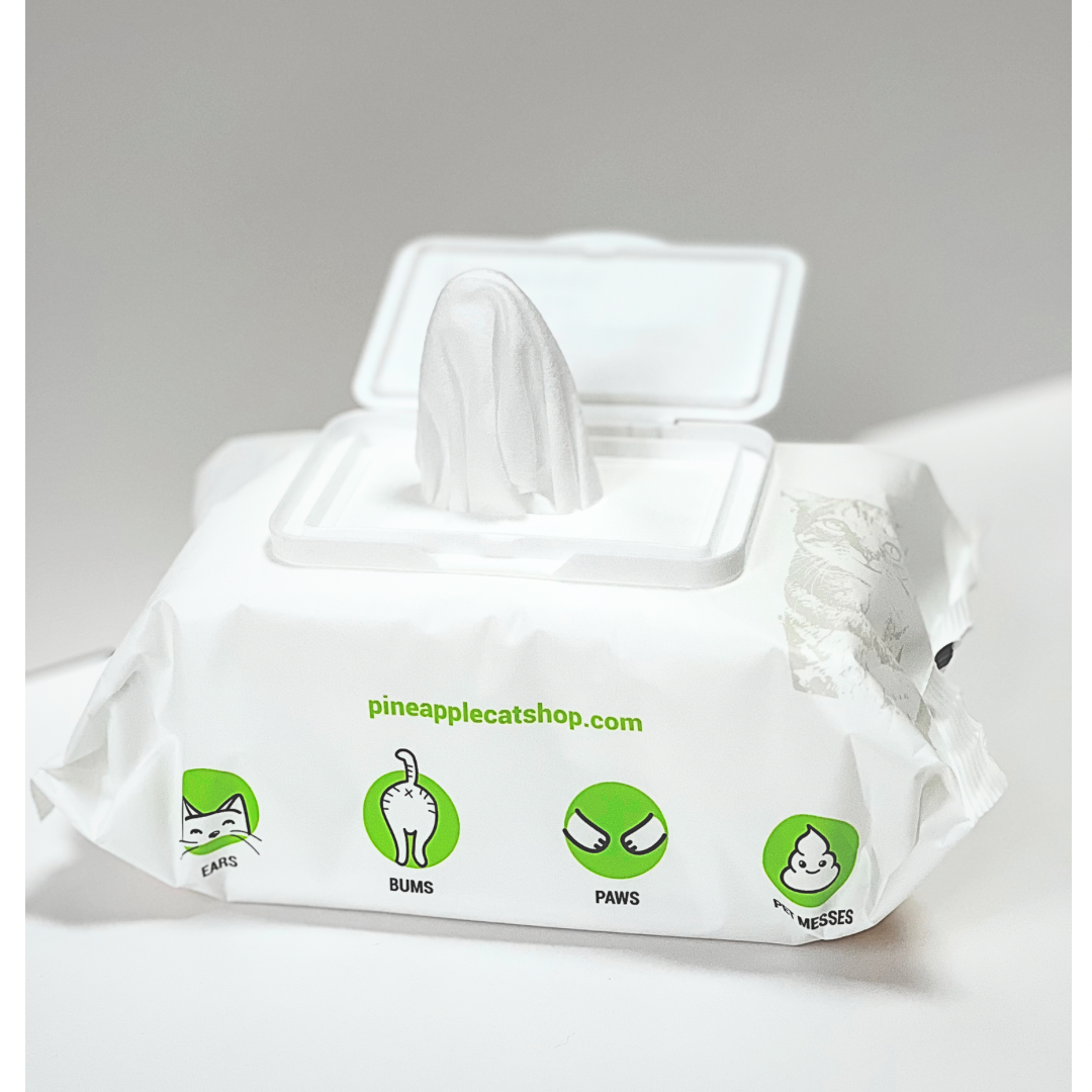 Pineapple Cat Wipes Grooming The Charleston Cat Groomer