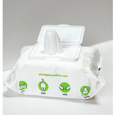 Pineapple Cat Wipes Grooming The Charleston Cat Groomer