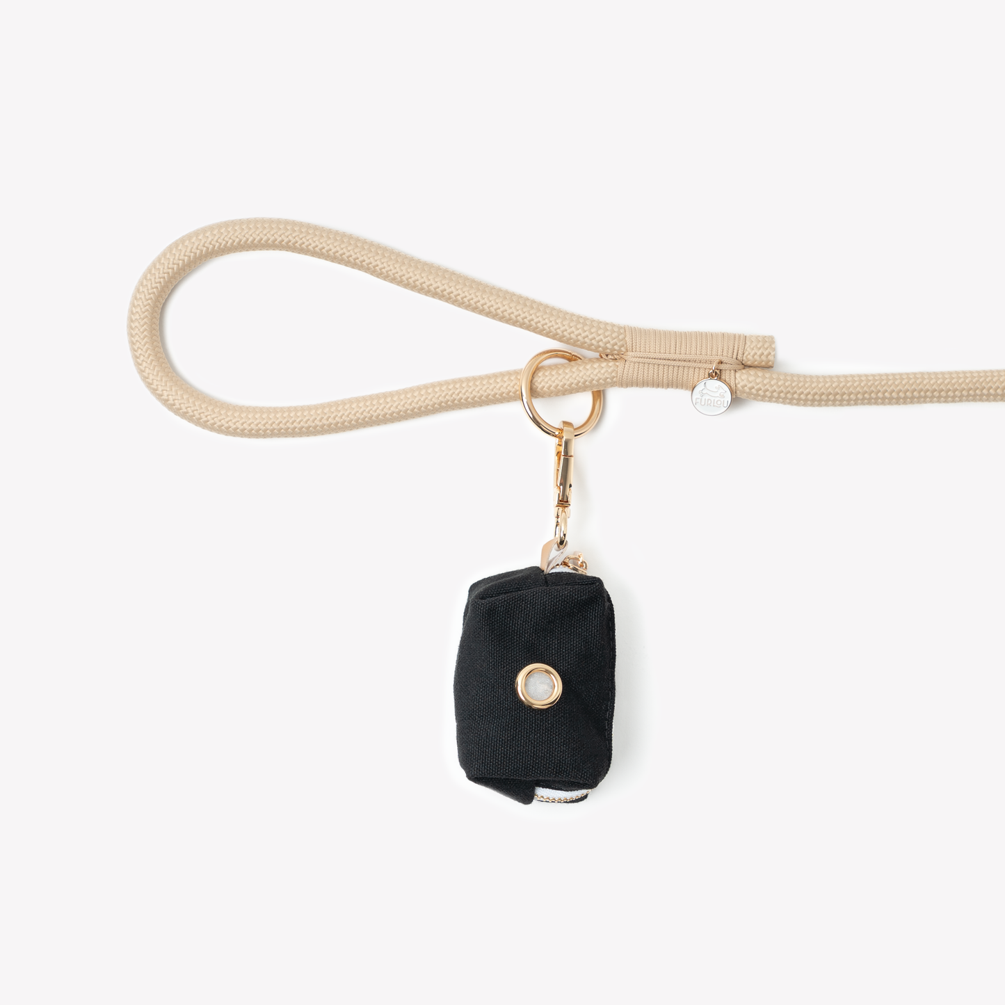 'Black' - Poop Bag Holder Poop Bag Holder FURLOU