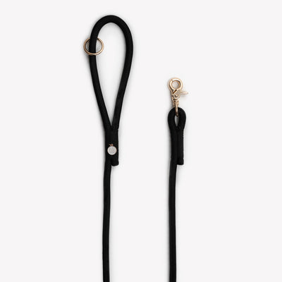 'Black' - Braided Rope Leash Regular Braided Leash FURLOU