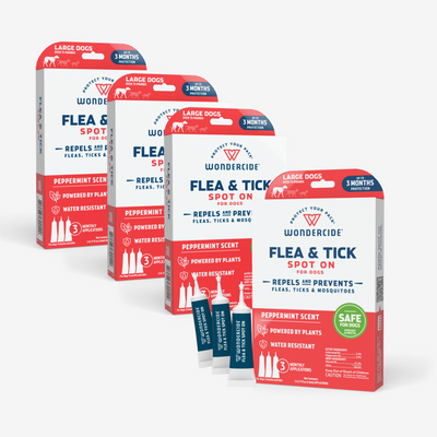 12-Month Flea & Tick Spot On for Dogs + Cats sale Wondercide