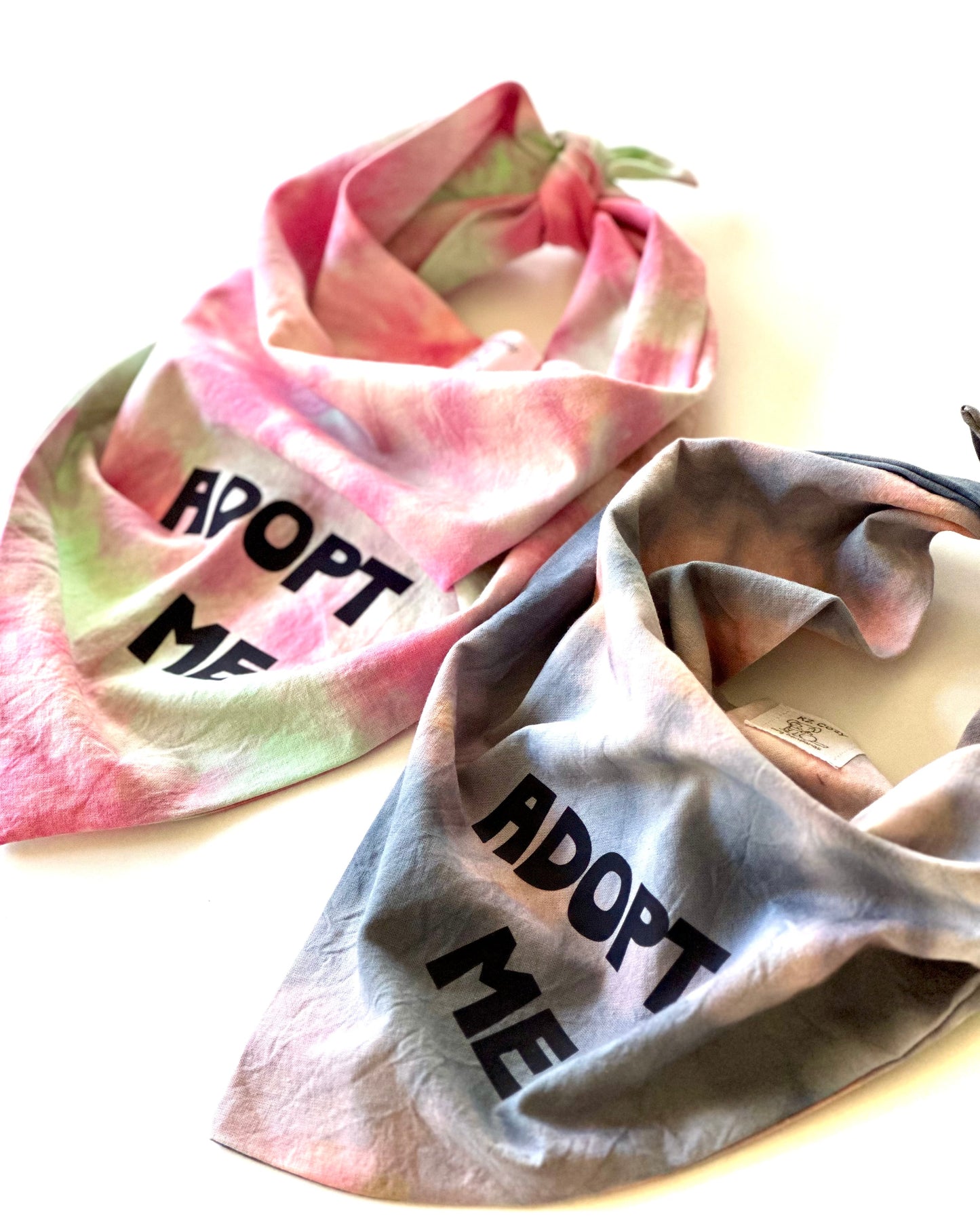 Adopt Me Tie Dye Dog Bandana Best Seller Dog Bandana Happy Tails Outfitters