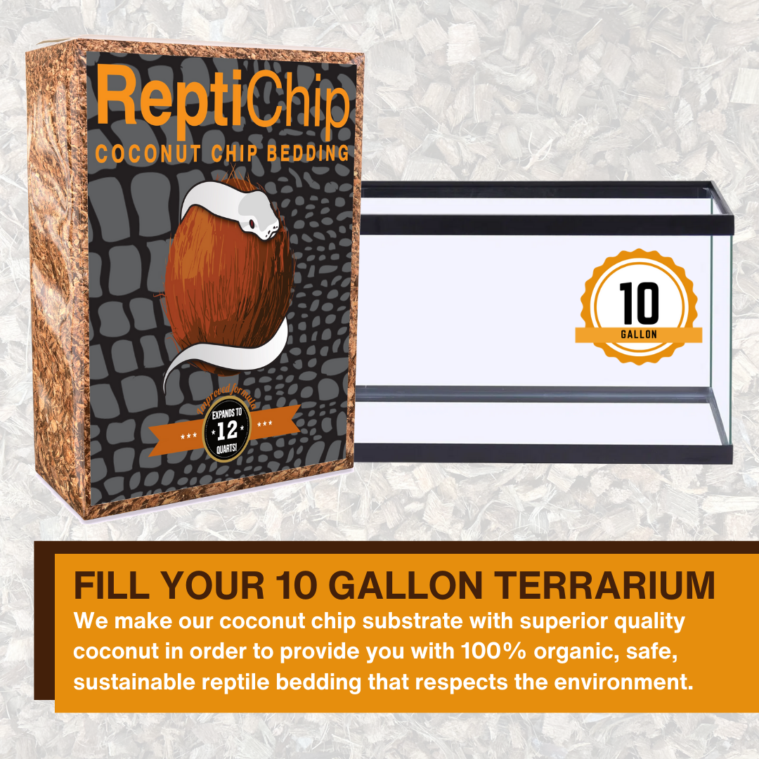 ReptiChip Coarse Coconut Chip Mix; Ready to Use Substrate ReptiChip LLC
