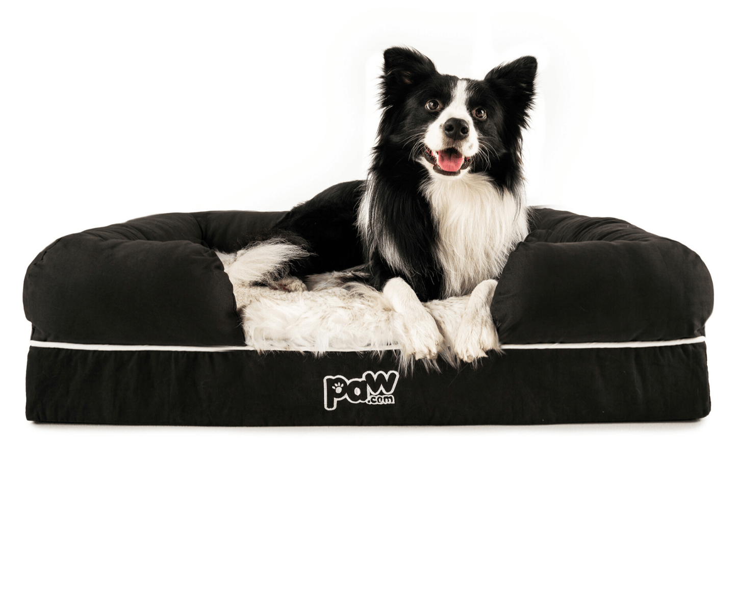 PupLounge™ Memory Foam Dog Bed Cover - Charcoal Grey (Bed Not Included) - Small Dog Bed Cover Paw.com