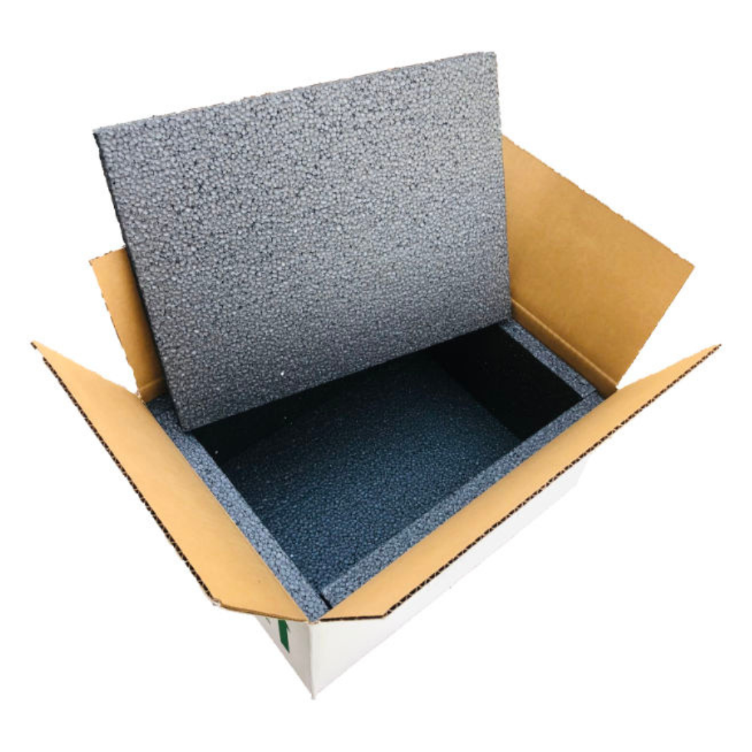 Live Animal Carbon Insulated Shipping Boxes 12x9x6 - 10 pack Shipping ReptiChip LLC